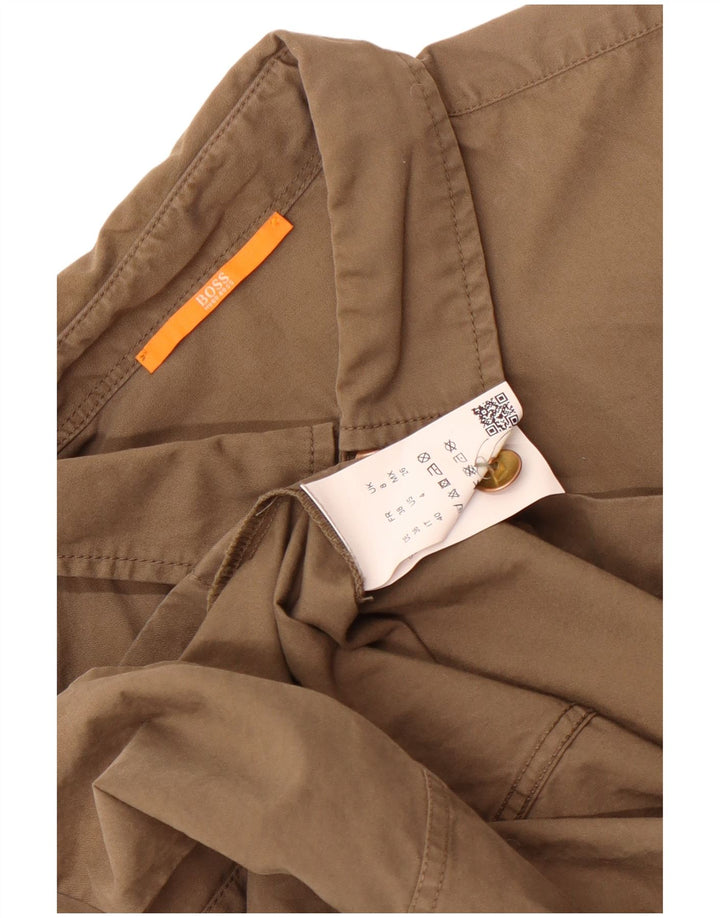 Kurtka damska Hugo Boss UK 8, mała, bawełniana khaki