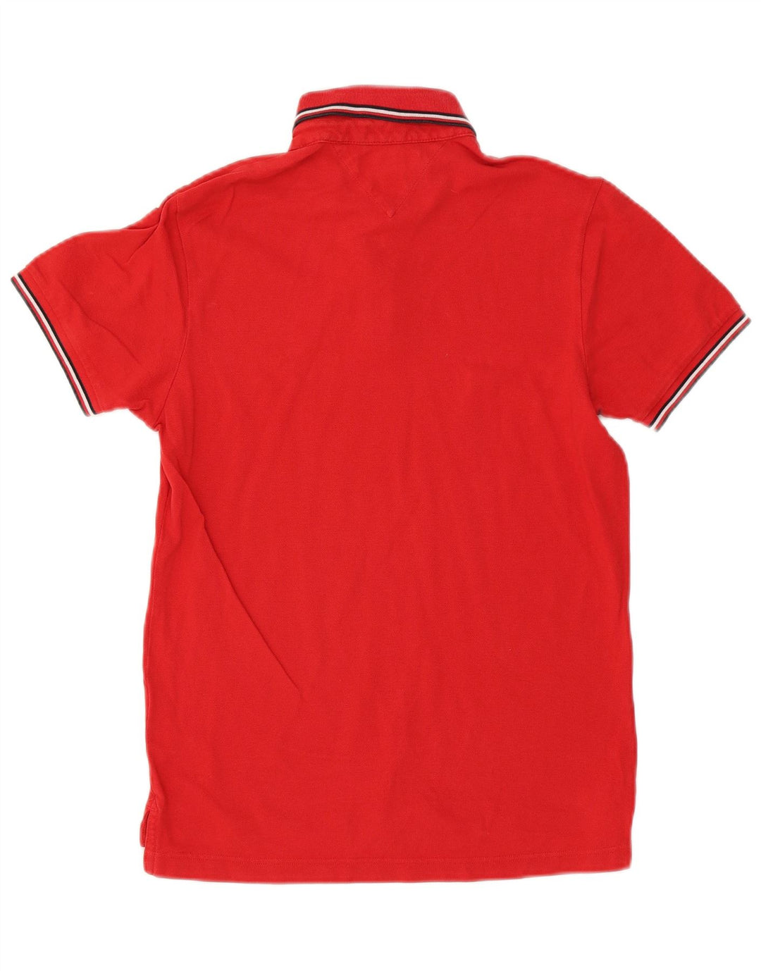 Męska koszulka polo slim fit Tommy Hilfiger w kolorze średnio czerwonym