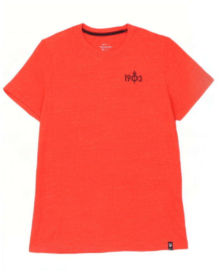 T-shirt męski Nike, XL, czerwony, nakrapiany, bawełniany