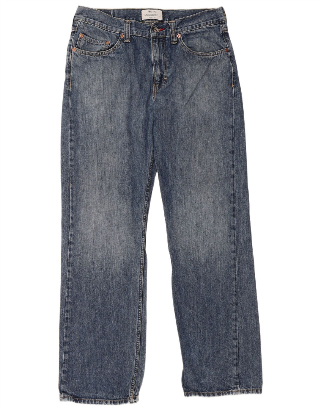 Męskie jeansy Bootcut Mustang W34 L34 Niebieskie bawełniane
