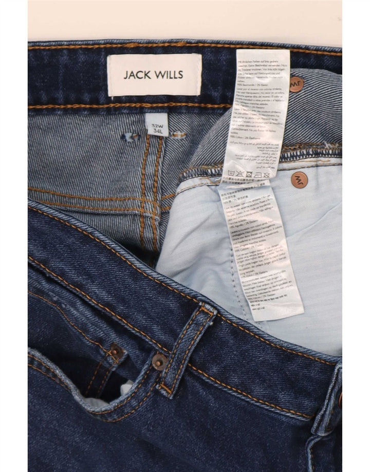 Jeansy męskie Jack Wills W32 L34 Granatowe, bawełniane