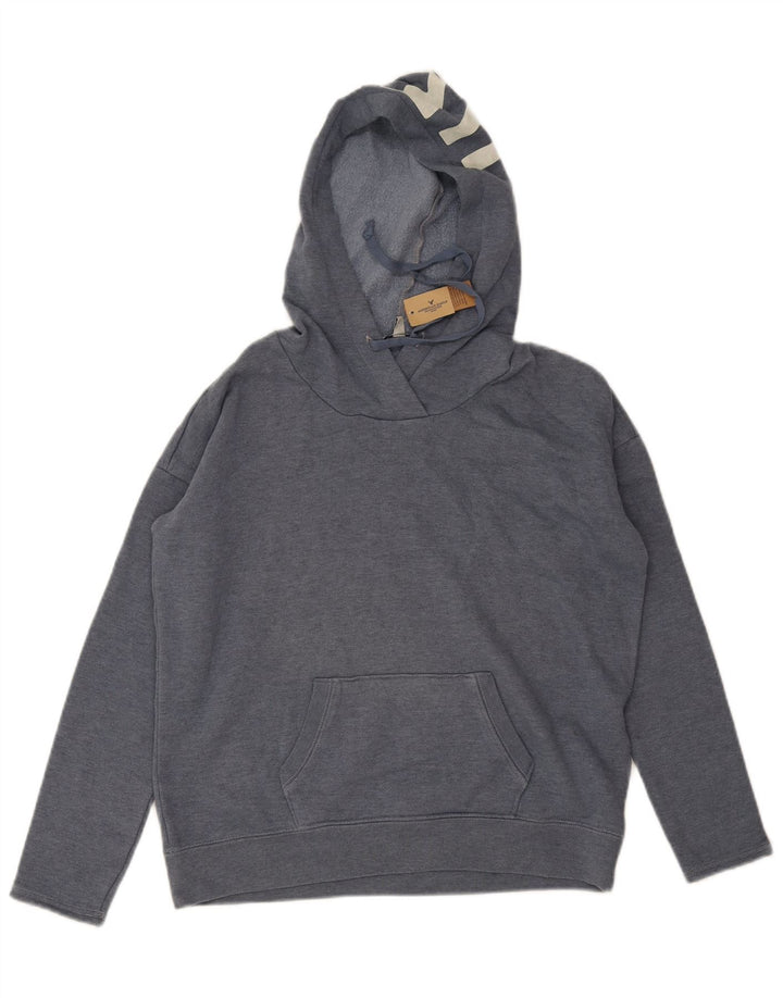 Damska bluza z kapturem American Eagle Graphic Oversize UK 10 Small Grey