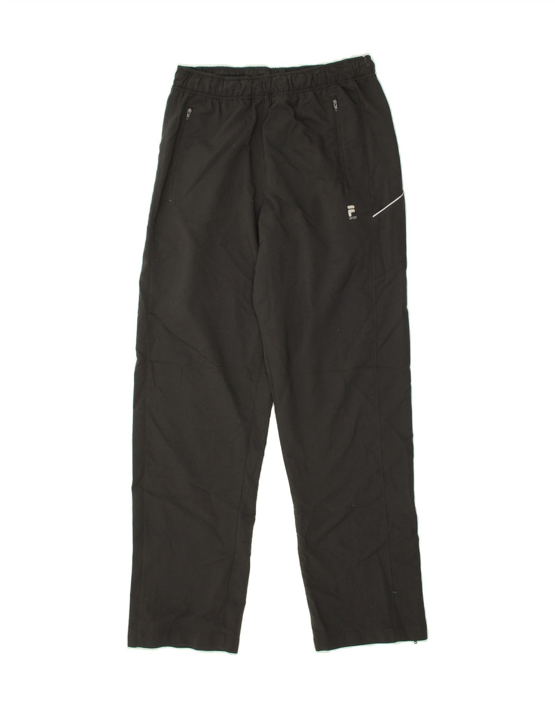 FILA Mens Tracksuit Trousers Small  Black Polyester Vintage Fila and Second-Hand Fila from Messina Hembry 