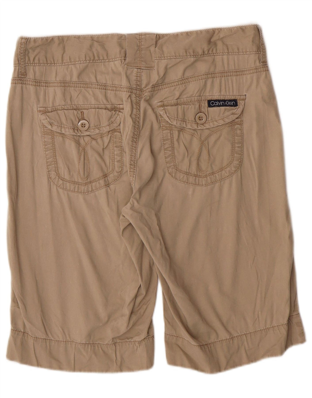 Damskie szorty Calvin Klein Jeans US 8 Medium W30 Beżowy Klasyczny