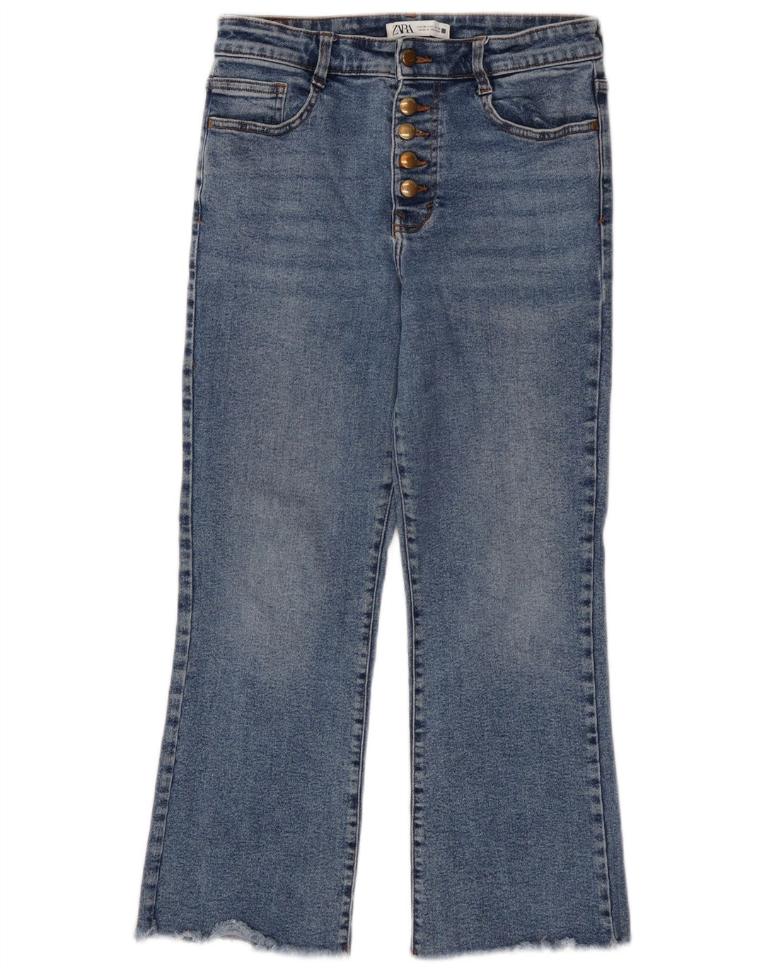 Damskie jeansy Bootcut Zara EU 38 Small W28 L25 Niebieskie bawełniane