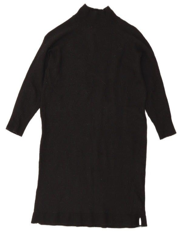 Sukienka damska Massimo Dutti z rękawem 3/4 UK 10, mała, granatowa, wełniana