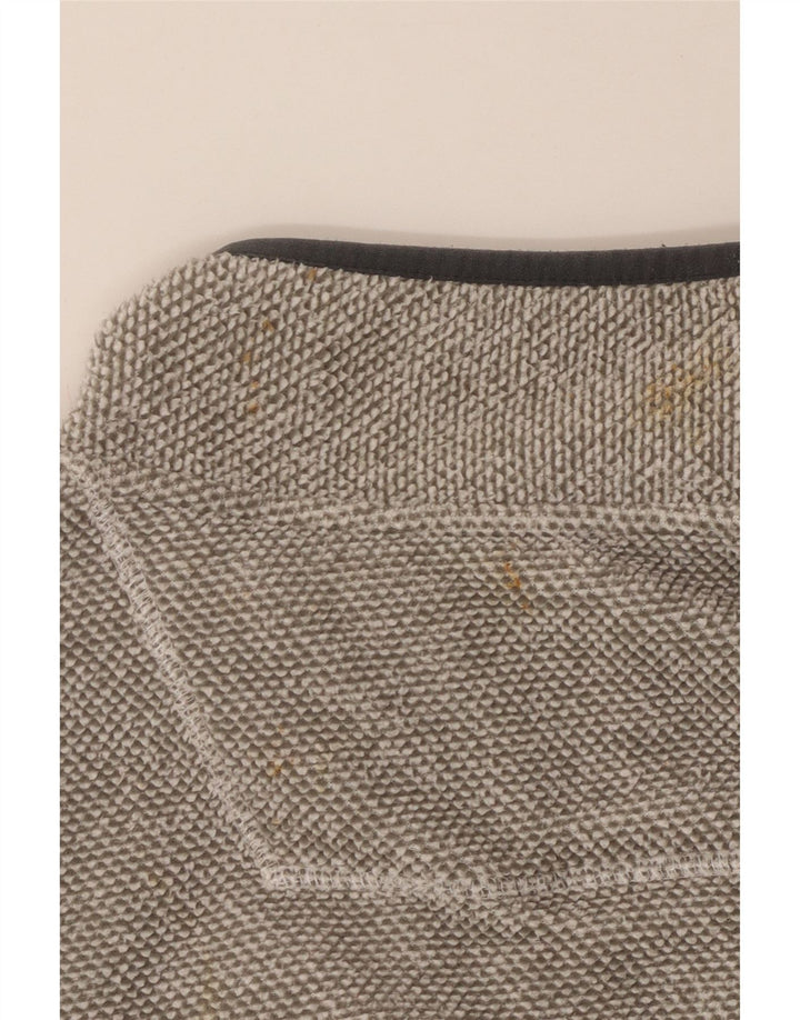 Męski sweter polarowy WEIRD FISH z zamkiem błyskawicznym XL, szary poliester