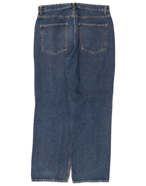 Męskie proste dżinsy Zara EU 42 Large W32 L30 Niebieskie