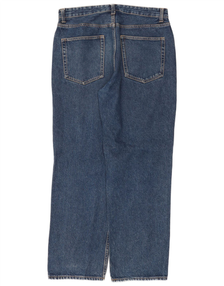 Męskie proste dżinsy Zara EU 42 Large W32 L30 Niebieskie
