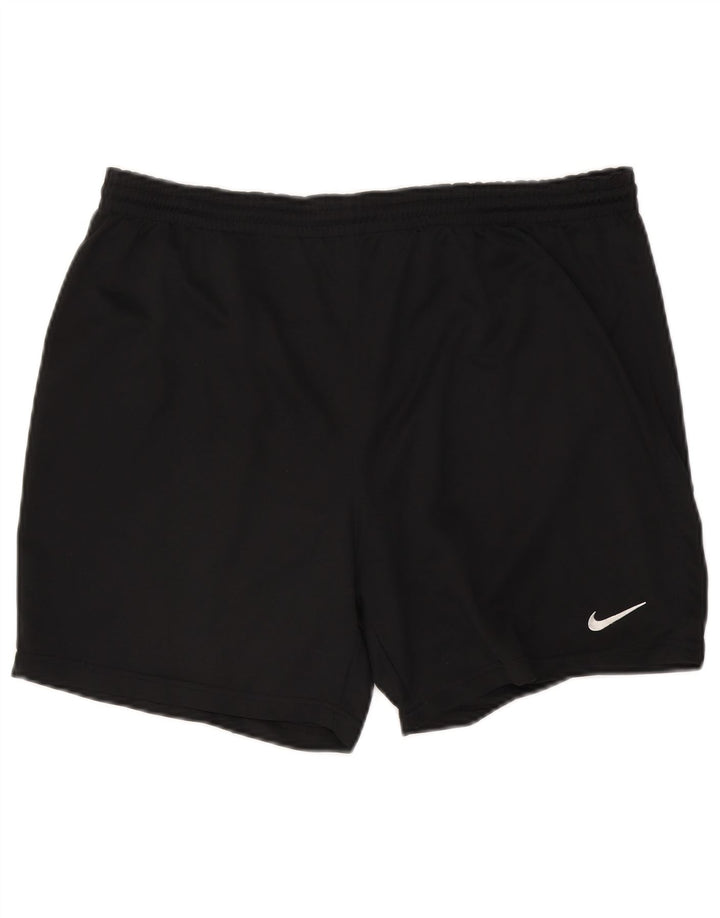 Męskie spodenki sportowe Nike, duże, czarne, poliestrowe