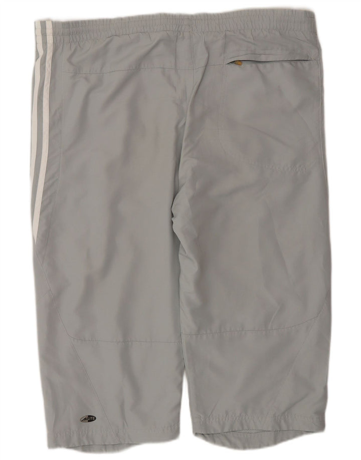 ADIDAS Mens Bermuda Sport Shorts Medium  Grey Polyester