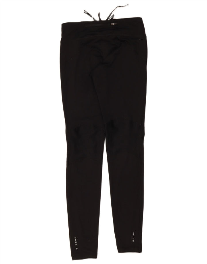 Damskie legginsy Nike Dri Fit UK 8, małe, czarne, poliestrowe