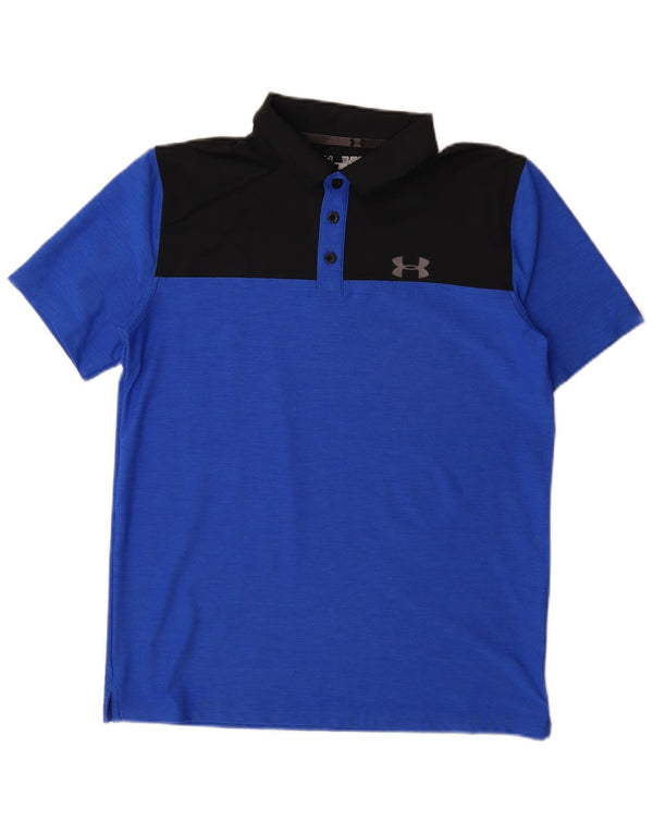 Chłopięca koszulka polo Under Armour Heat Gear 13-14 lat XL w kolorze niebieskim