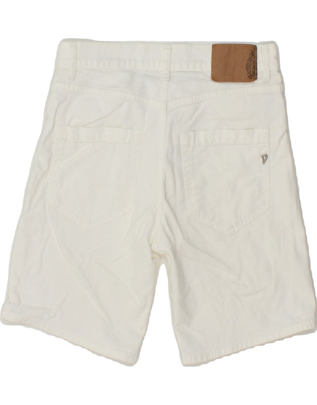 DONDUP Womens Denim Shorts W26 Small White Cotton Vintage Dondup and Second-Hand Dondup from Messina Hembry 