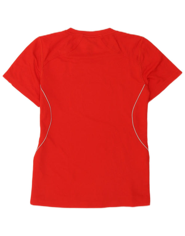 Damska koszulka Adidas Top UK 14 Medium Red Poliester Sport