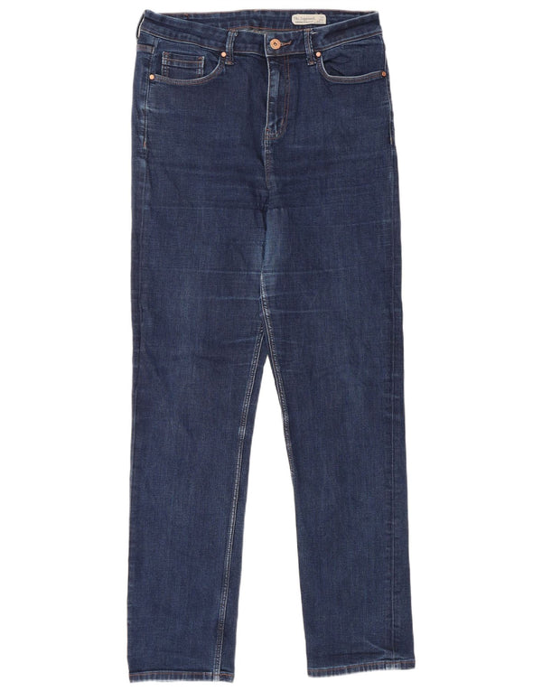 Marks & Spencer Damskie Sienna Straight Jeans UK 14 Medium W30 L30 Niebieski
