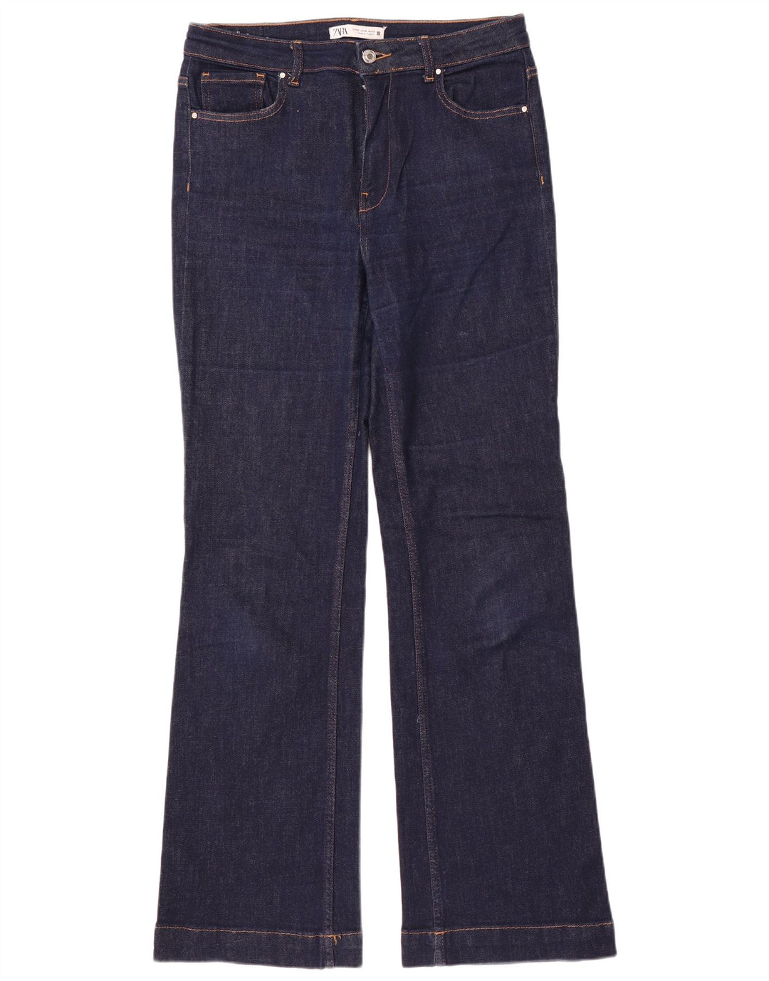 Jeansy damskie Bootcut Zara EU 42 Large W32 L34 Granatowe