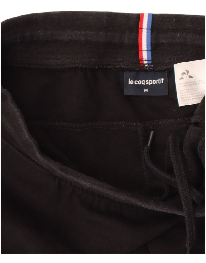 Męskie spodnie dresowe Le Coq Sportif Joggers, średnia czarna bawełna