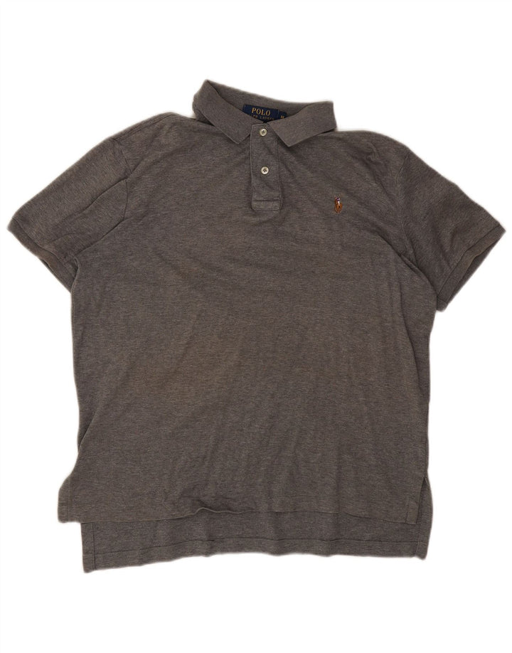 Męska koszulka polo Polo Ralph Lauren, średnioszara