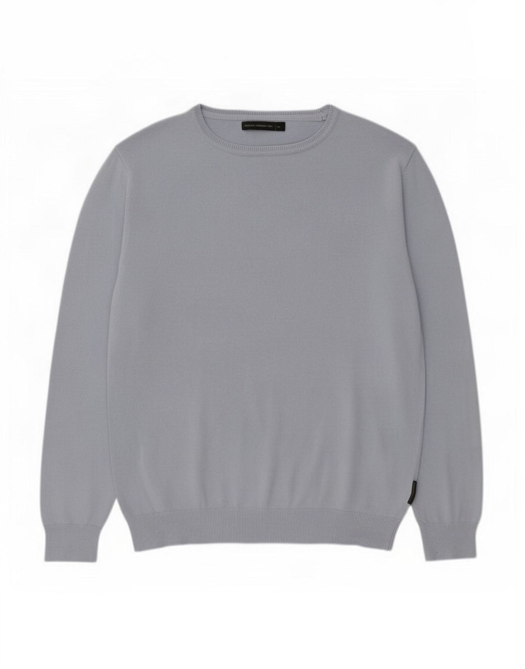 Męski sweter z dekoltem w łódkę French Connection XL, niebieska bawełna