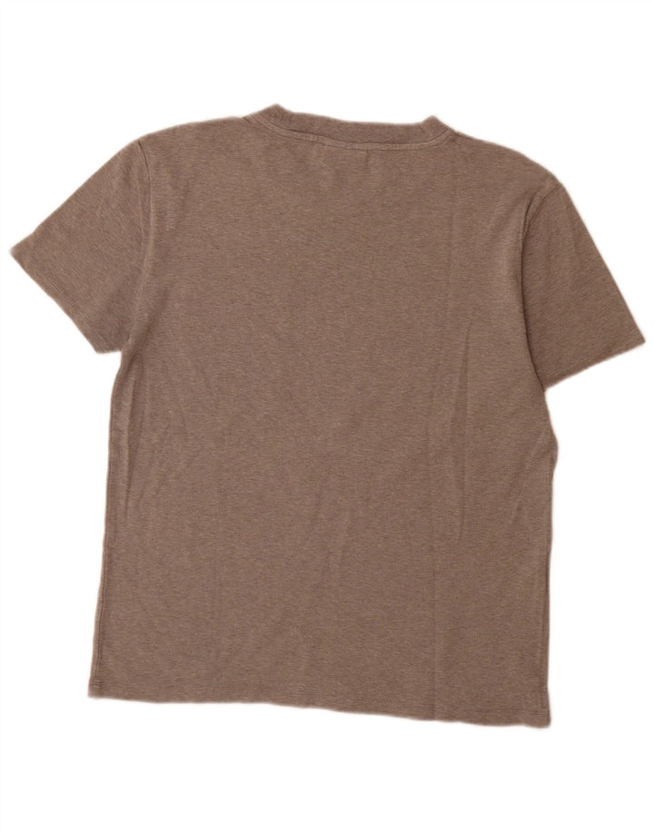 T-shirt męski Calvin Klein, średni brąz