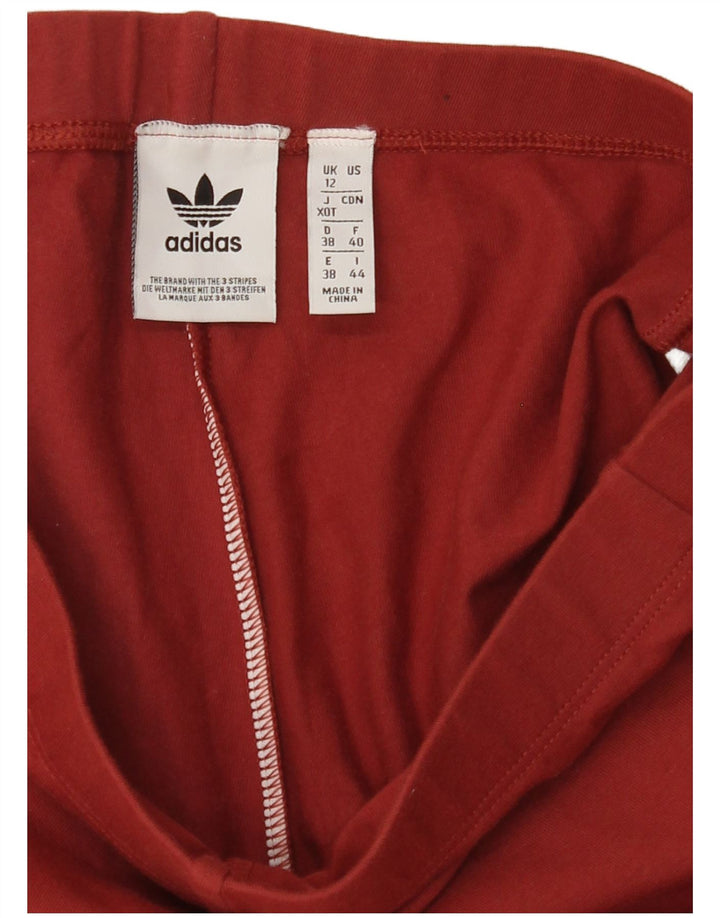 Damskie legginsy Adidas Graphic UK 12 Medium Burgund