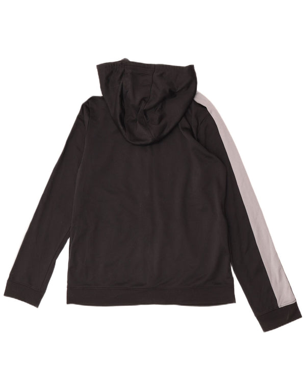 Chłopięcy sweter z kapturem i zamkiem Under Armour 13-14 lat XL, czarny, blok kolorów