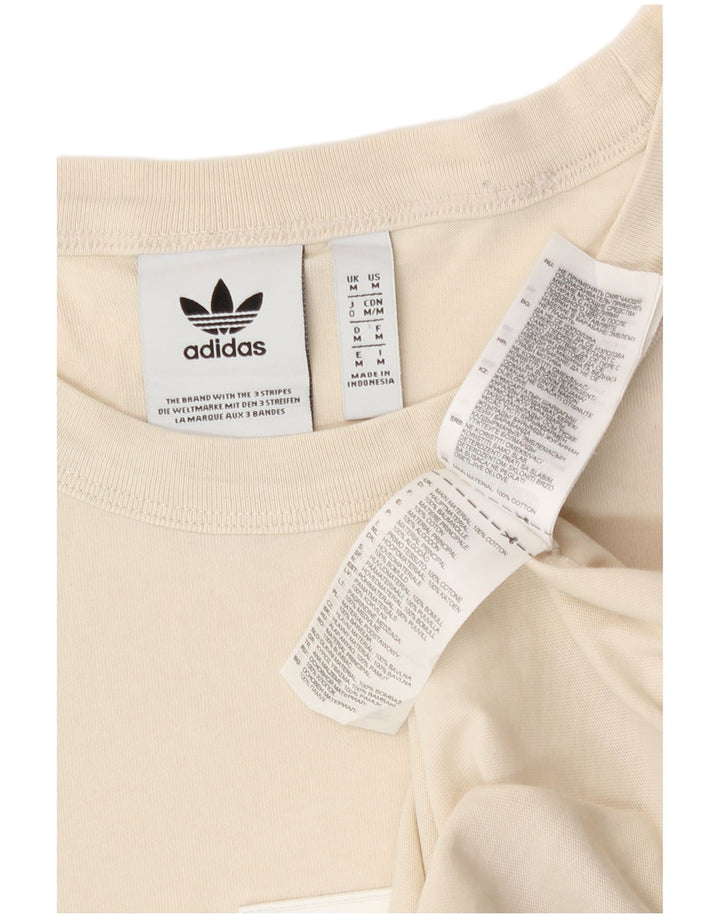 Adidas Męska koszulka Top Medium Off White Cotton