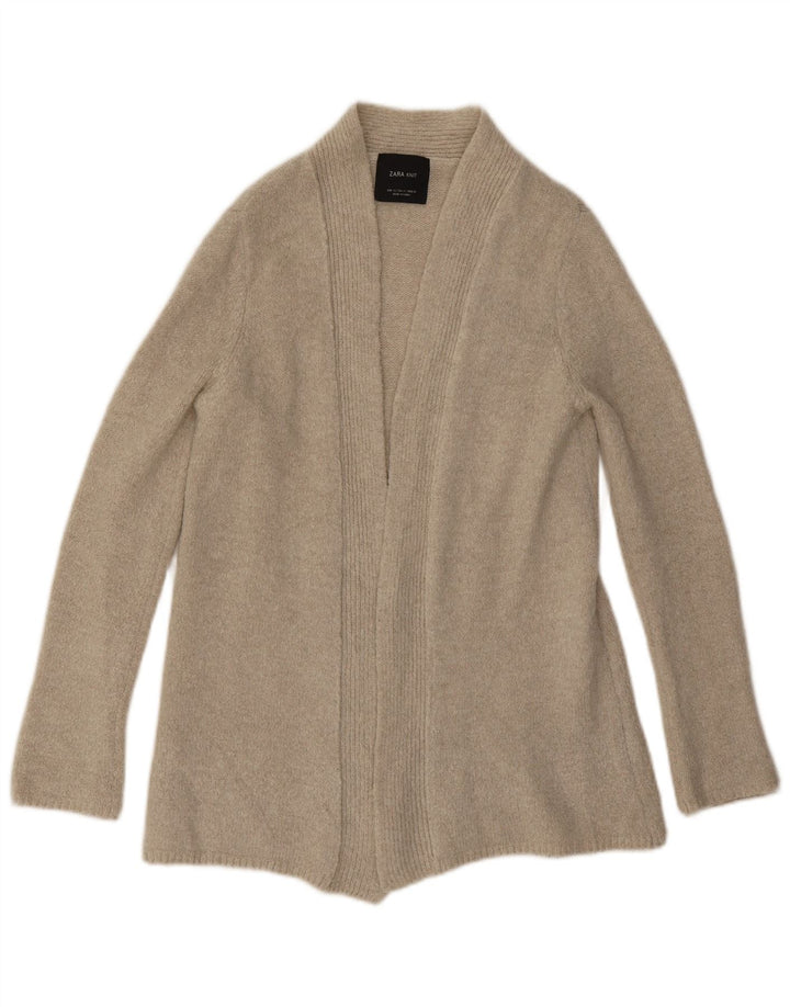 Sweter damski Zara Open Cardigan UK 10 Small Beige