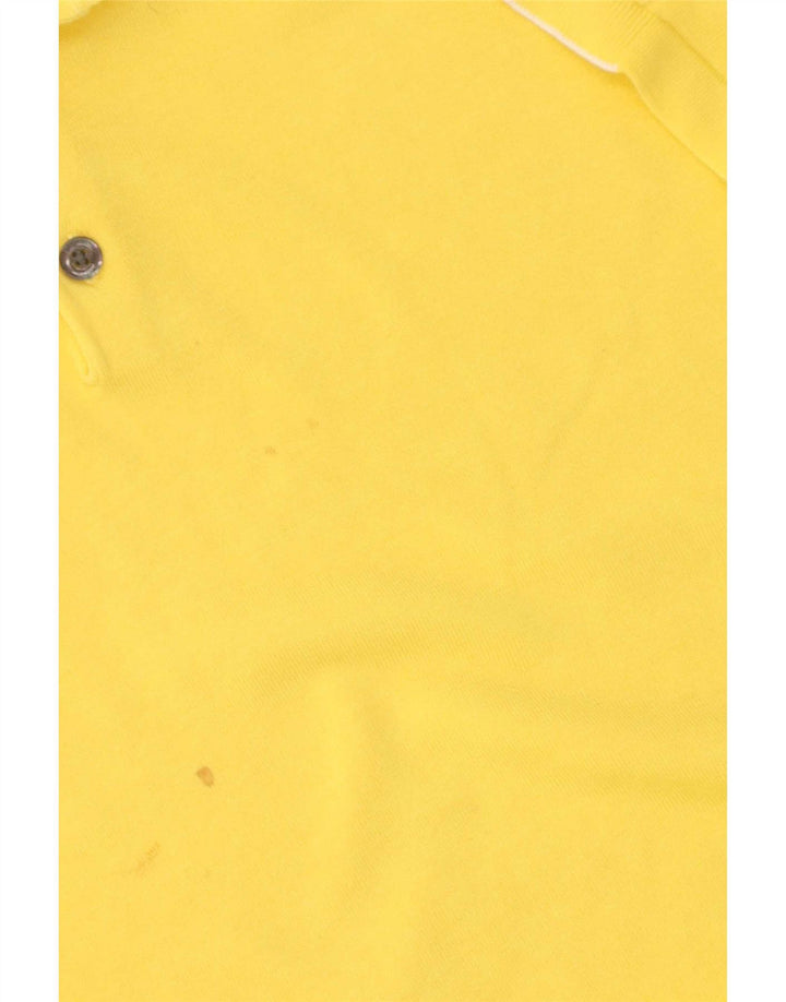 Męska koszulka polo Massimo Dutti XL, żółta, bawełniana
