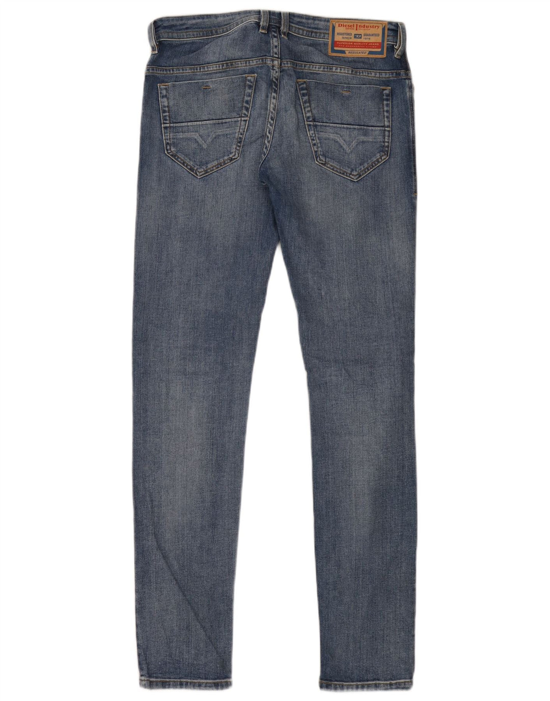 Diesel Męskie Thommer Slim Jeans W31 L34 Niebieskie bawełniane