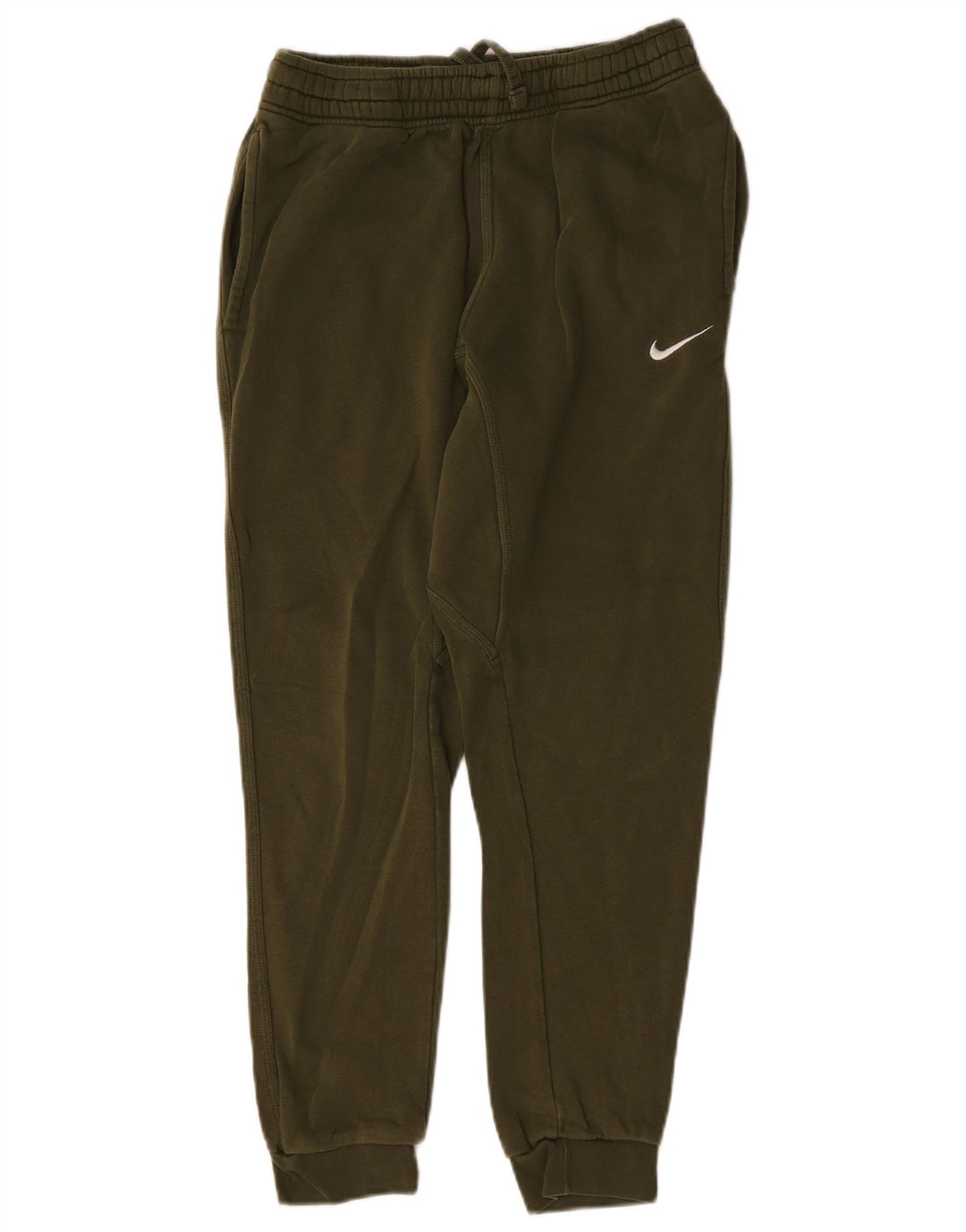 Męskie spodnie dresowe Nike, joggery, małe, bawełniane w kolorze khaki