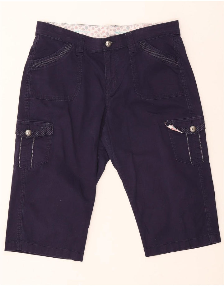 Damskie spodenki cargo LEE US 12 Large W34 Granatowa bawełna