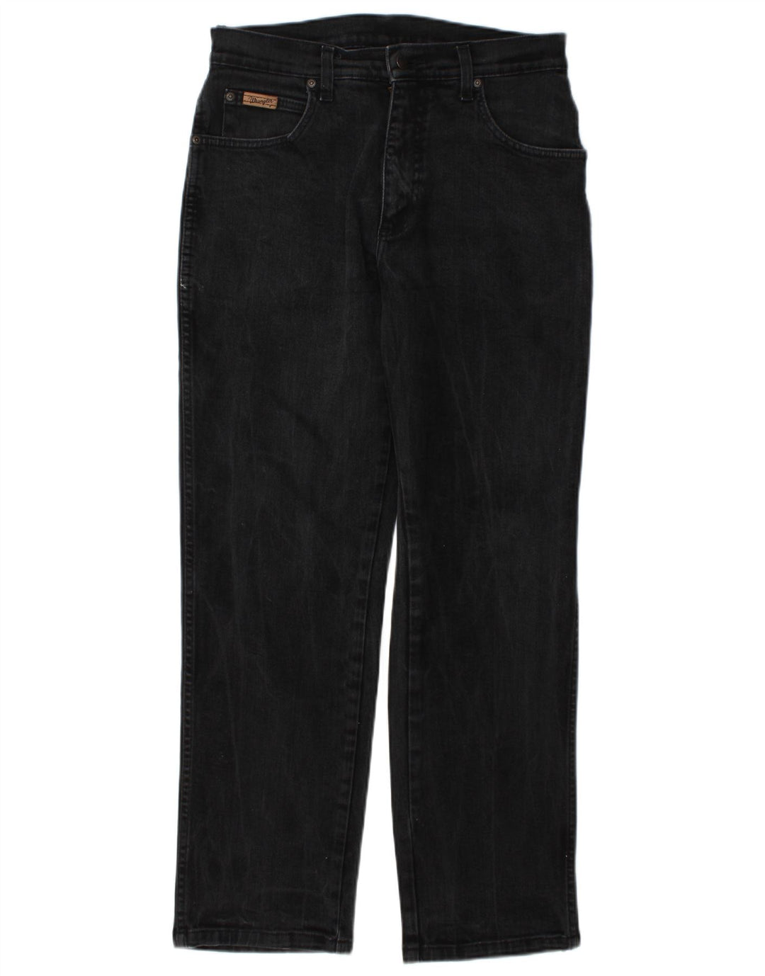 Damskie jeansy Wrangler Texas Stretch Straight W32 L30 Szara bawełna