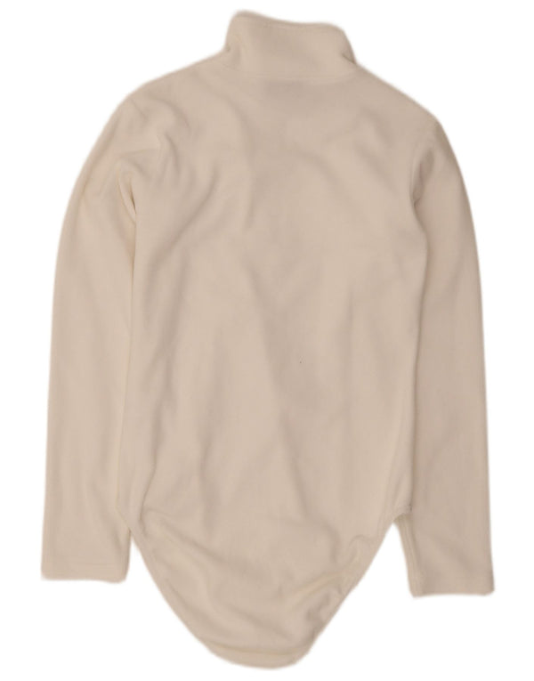 Damskie body polarowe Fila z długim rękawem UK 14, średni biały poliester