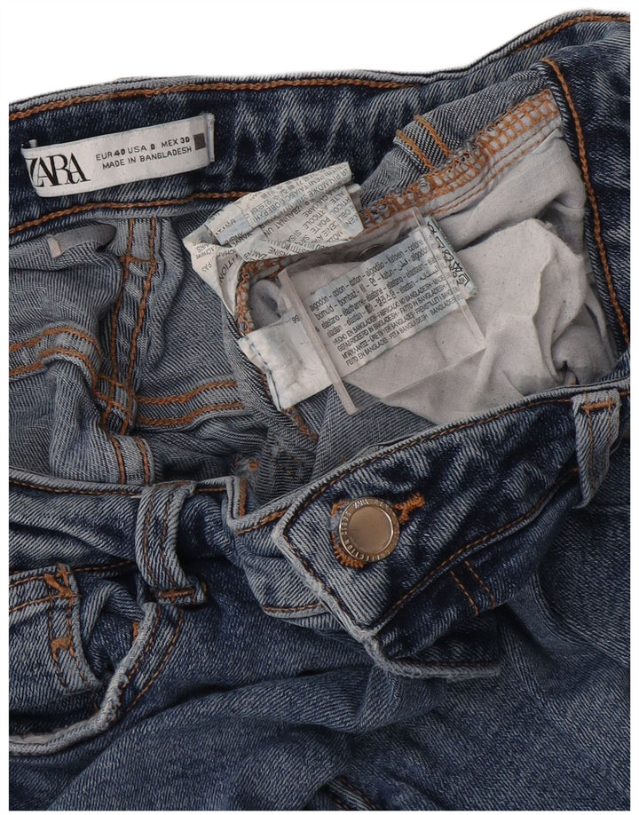 Damskie jeansy skinny Zara EU 40 Medium W30 L30 Niebieskie bawełniane