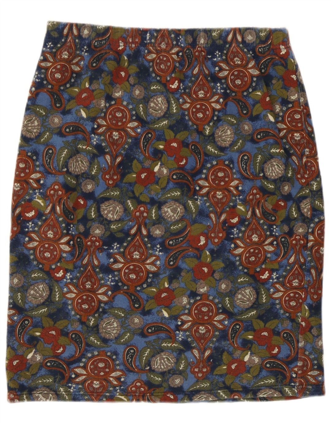 Damska spódnica ołówkowa w stylu vintage W30 Średnia wielobarwna paisley