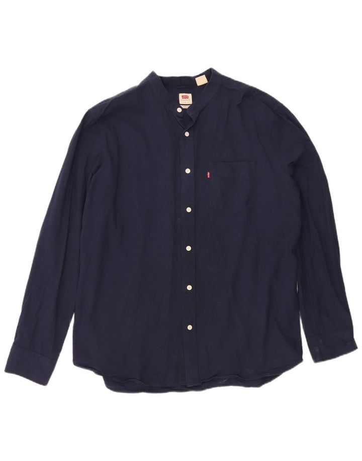 Koszula męska Levi's Standard, duża, granatowa, bawełniana