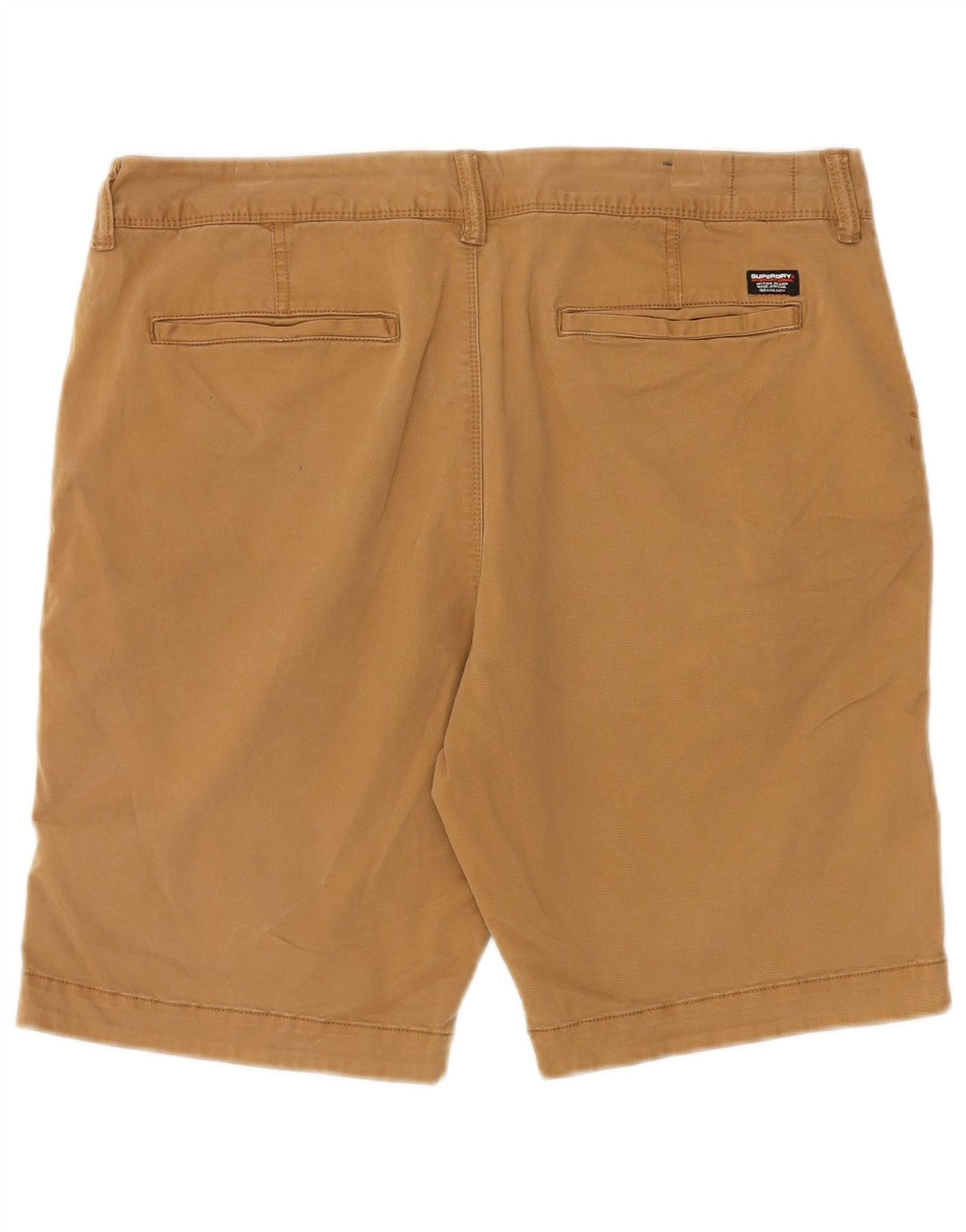 Męskie spodenki Chino Superdry W34, duże, beżowe, bawełniane
