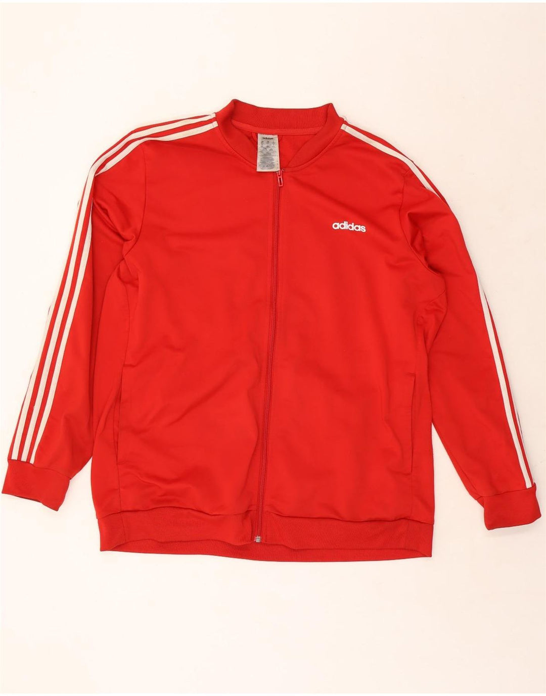 Męska kurtka dresowa ADIDAS 2XL, czerwona, poliester