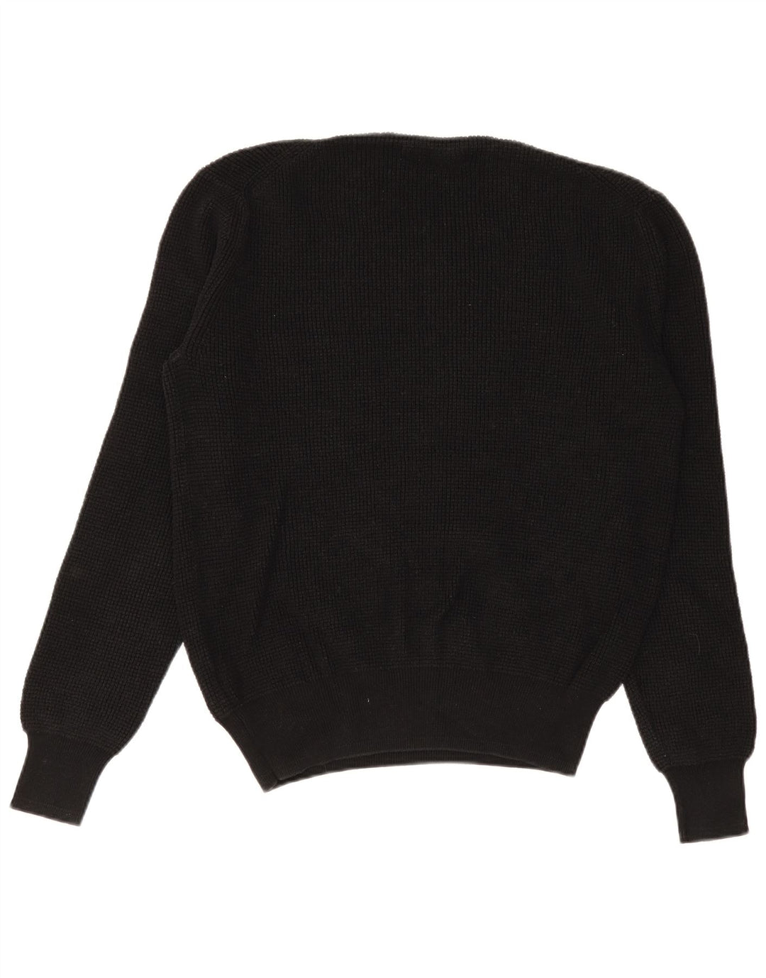 Męski sweter z wycięciem pod szyją All Saints, duży, czarny, bawełniany