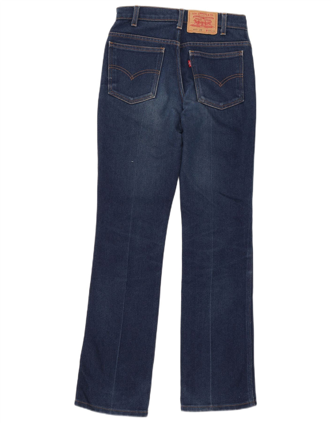 Męskie jeansy Levi's 417 Bootcut W30 L34 Niebieska bawełna