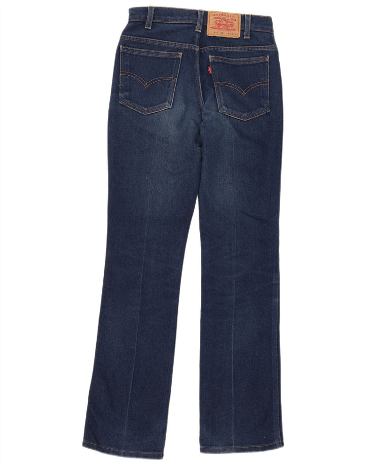 Męskie jeansy Levi's 417 Bootcut W30 L34 Niebieska bawełna