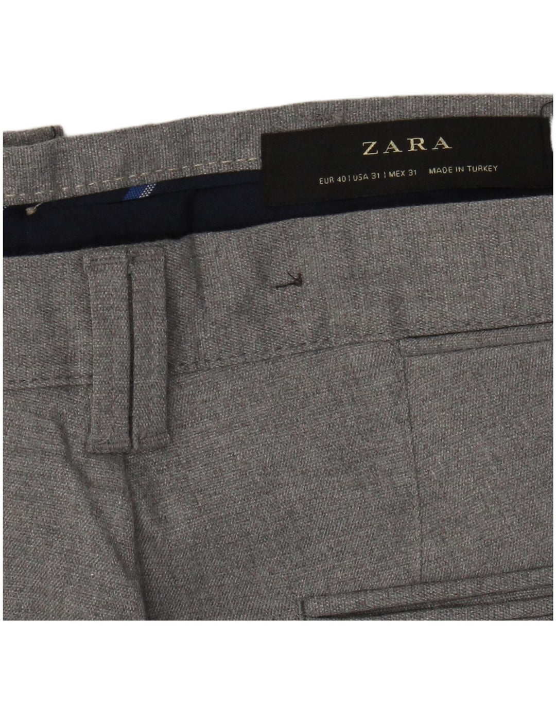 Męskie spodnie chino Zara EU 40 Medium W31 L28 szare