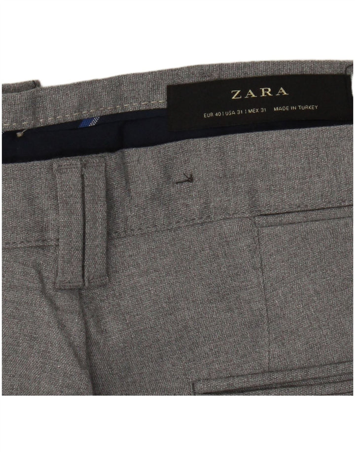Męskie spodnie chino Zara EU 40 Medium W31 L28 szare