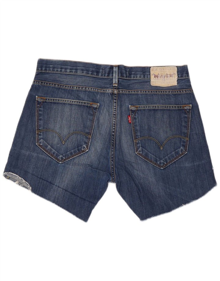 Męskie spodenki jeansowe Levi's 506 Regular W34, duże, niebieskie, bawełniane