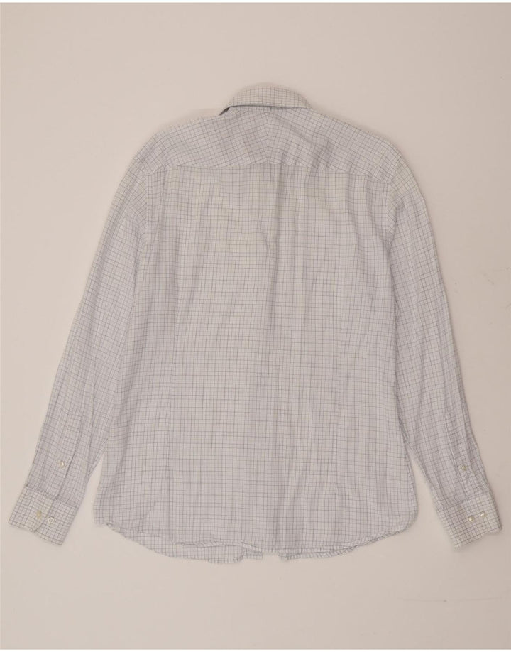 Koszula męska slim fit HACKETT rozmiar 41 16, duża niebieska kratka