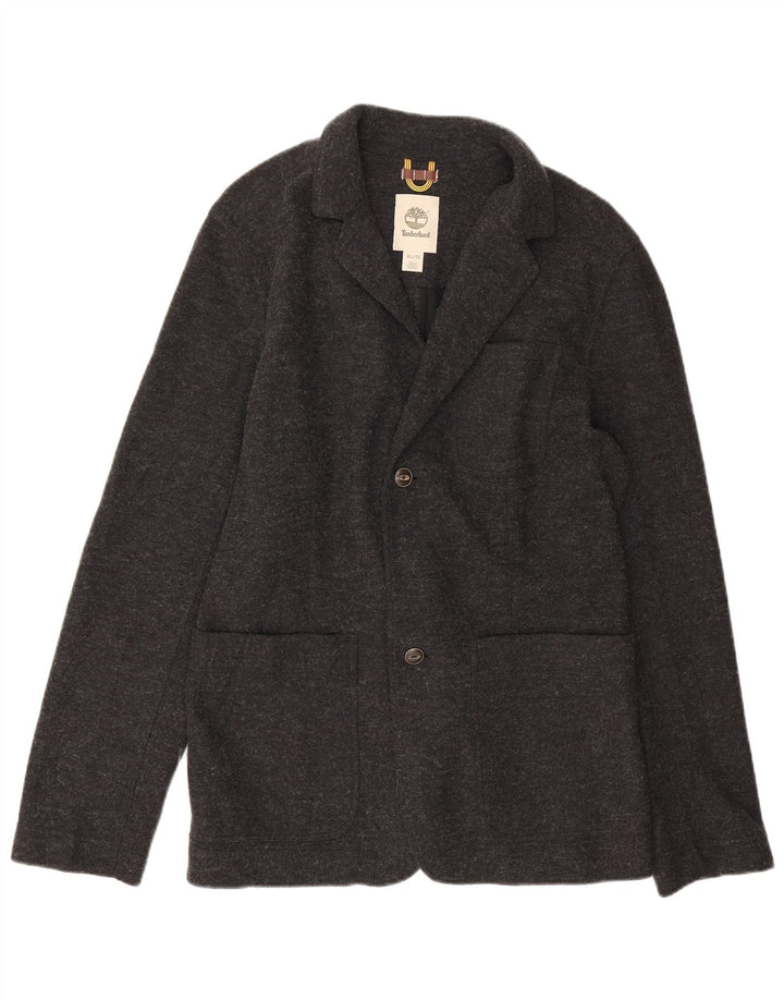 Męska marynarka Timberland zapinana na 2 guziki, UK 42 XL, szary poliester
