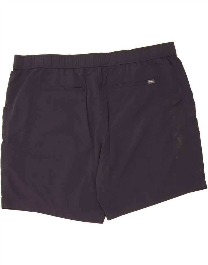 EDDIE BAUER Mens Casual Shorts 3XL W46  Black Nylon Vintage Eddie Bauer and Second-Hand Eddie Bauer from Messina Hembry 