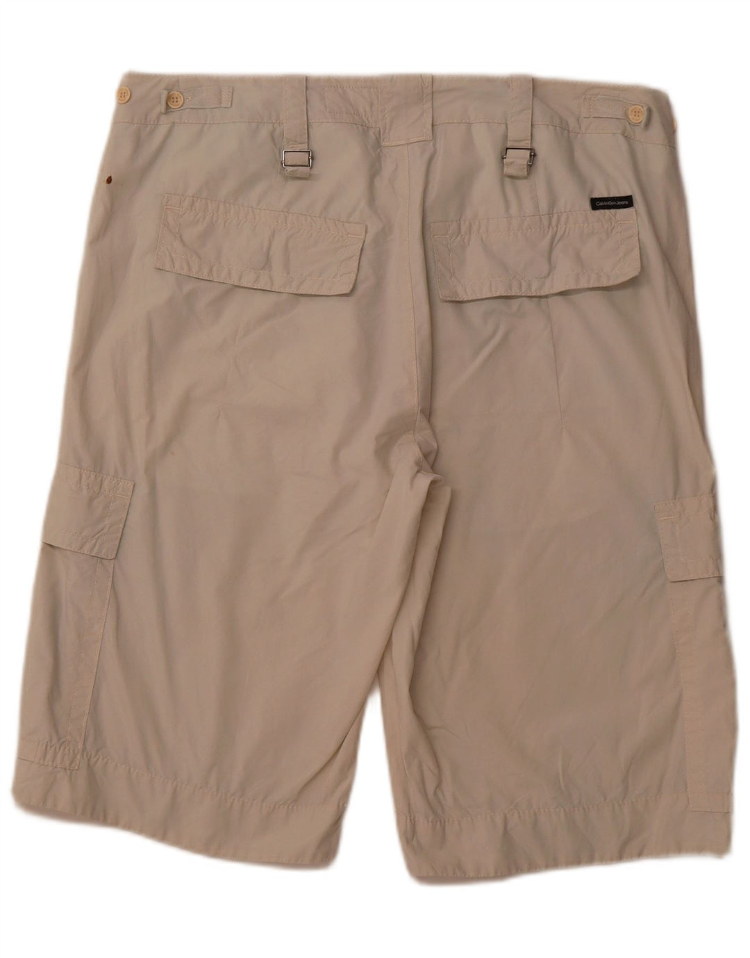 CALVIN KLEIN Mens Cargo Shorts W38 XL Beige Vintage Calvin Klein and Second-Hand Calvin Klein from Messina Hembry 